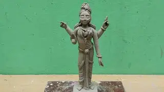 Ardhnarishwar idol making
