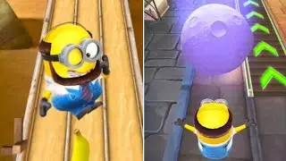Grandpa Minion Collects Stars On the Moon at The Pyramids & Freedonia | Despicable Me: Minion Rush