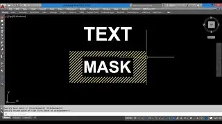 TEXT - MASK - Comando AutoCAD