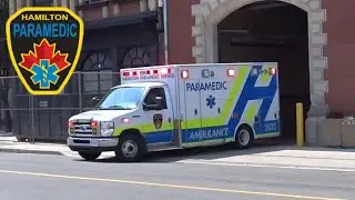 Hamilton Paramedic Service Ambulance 2022 Responding
