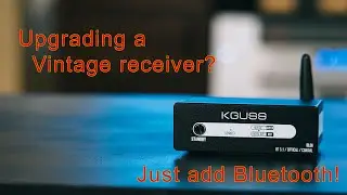 Just Add Bluetooth with the KGUSS BL01 Bluetooth Receiver. Upgrade your Vintage audio gear.