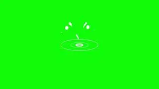 Water Droplet Animation | Green Screen Effect