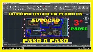 AutoCAD 2022(Parte 3)-Cómo Dibujar un plano.(BLOQUES Y TEXTURAS(Hatch)
