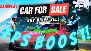 How to Increase Fps In Car for Sale Simulator 2023 I Fps Boost I Smooth Gameplay I 100% Working