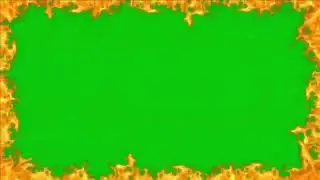 Fire frame green screen footage no cope write strike 