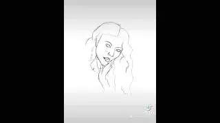 Timelapse sketch in Procreate ￼