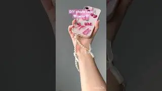 DIY phone case decor idea🤍