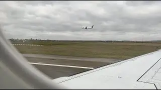 airplane taking off time lapse