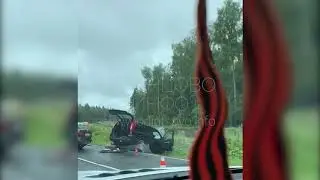 🚙 ДТП с участием Nissan и Toyota на Красногорском шоссе, недалеко от перекрёстка на Власиху