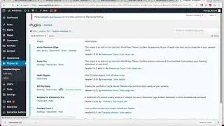 Hide Wordpress Plugins 2018