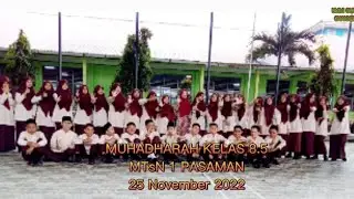 MUHADHARAH HARI JUMAT OLEH KELAS 8.5 MTsN 1 PASAMAN