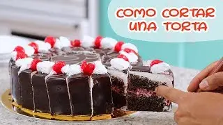 Learn how to CUT A ROUND CAKE with simple STEPS / Cositaz Ricaz
