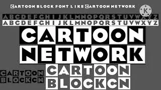 Cartoon network block font