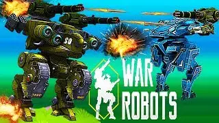 Мультроботы  War Robot  Наташа и другие Боевые Роботы #35 Улучшаем роботов и оружие Тактика  бои