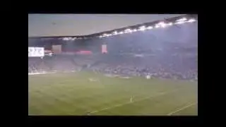 Crowd Sings National Anthem At Sporting KC Game