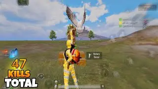 Bgmi | 47 Finishes Squad Match Gameplay - Ace Dominator Rank