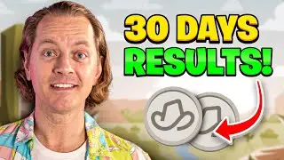 RESULTS from Staking Giddy Coin for 30 Days...