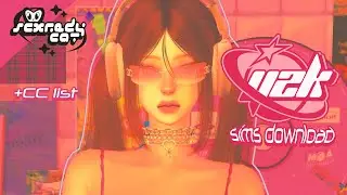y2k sim download ´´*~☆✿ | cas: sims 4 + full cc list