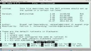 Iniciando pelo modo gráfico - Slackware