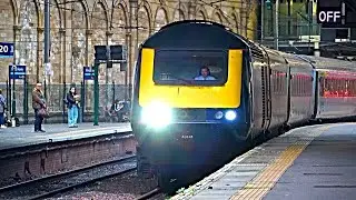 Trains at Edinburgh Waverley Station - 04/10/24