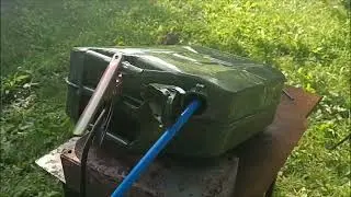 Сварка канистры.