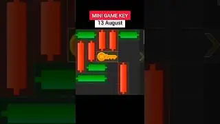 13 August Hamster key unlock | Hamster Kombat Mini #shorts #viralvideo #trending #hamster #minigame