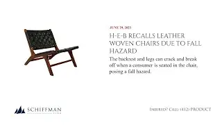 H-E-B Recalls Leather Woven Chairs Due to Fall Hazard