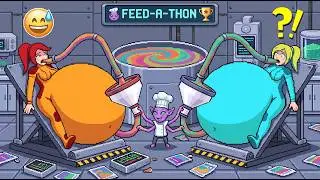 0% ESCAPE, 100% HUNGRY!! 💔💀 WAIT SAMUS!! THAT'S TOO MUCH FOOD! 🍔💔💀
