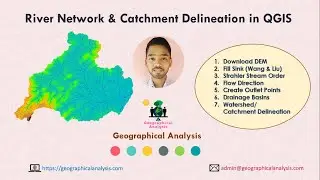 River Network and Catchment Delineation from DEM using QGIS || Watershed Delineation
