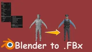 how to export fbx with textures blender| Blender tutorial| Unity FBX
