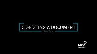 Co-Editing a Document