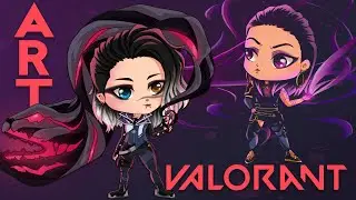 VALORANT Agents - New Look // Chibi DRAWING