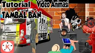 🔴Tutorial Membuat Video Animasi Tambal Ban DI KINEMASTER