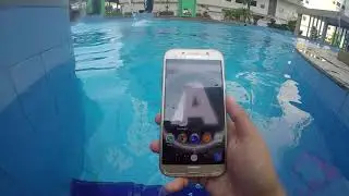 samsung galaxy A7 2017 underwater touchscreen test