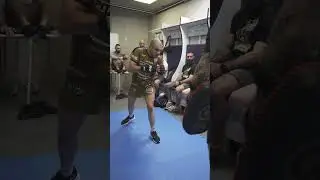 Vojislav Simicic ready for the first fight of the night 