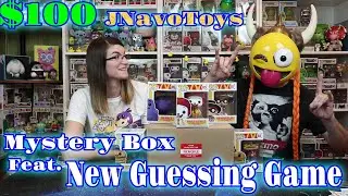 $100 JNavoToys Funko Pop Mystery Box Unboxing! We try out our new guessing game we stole from 95 PS!