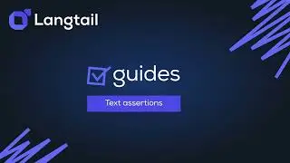 Text Assertion Test in Langtail