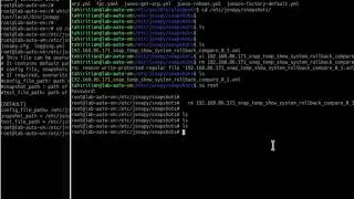 11. Juniper jsnapy for device config backup