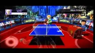 Kinect Sports Table tennis. (Paddle Panic Mini Game)