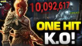 INSANE ONE SHOT TEAM! Ice Golem Hard 10 MELTED IN SECONDS! | Raid Shadow Legends Guide
