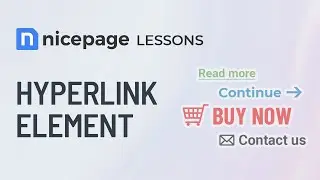 Nicepage Lessons: Hyperlink Element
