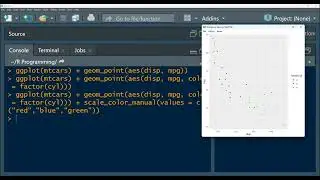 ggplot2 package in r | scale_color_manual in r