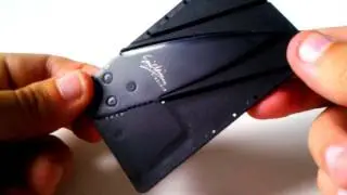 Iain Sinclair Cardsharp folding credit card knife