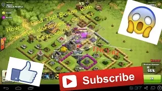 Clash of Clans - Finding super easy bases in any Town Hall and any League | TNCurz