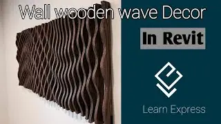 wall wooden wave design