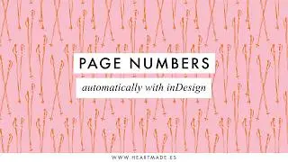 Save time with automatic page numbering in InDesign