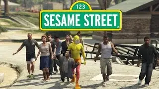 Sesame Street recreated in GTA V