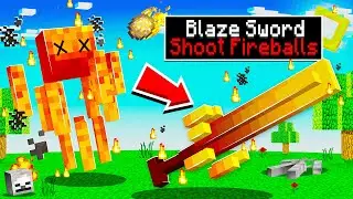 Minecraft But Mobs Drop Custom Weapons...