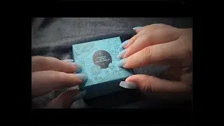 ASMR Gentle scratchy-tapping on small boxes ~ no talking
