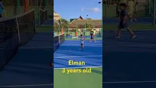 Elman. 3 years old #tennis